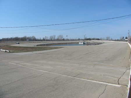 Tri-City Motor Speedway - Another Track Shot Photo From Water Winter Wonderland